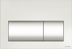 Кнопка Cersanit PRESTO для LINK PRO/VECTOR/LINK/HI-TEC пластик белый